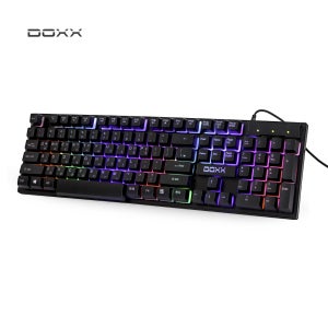 독스 LED 게이밍 키보드 USB 바틴 DX-K1001