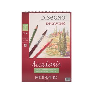 파브리아노 아카데미아 AP02 드로잉 스프링(화이트계열) 210x297mm 200g 30매