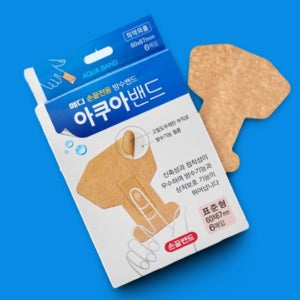 손끝 밴드 손가락 끝 손톱 상처 보호 방수 반창고 갈라짐 드레싱 전용 아쿠아 밴드 6p 6개