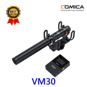 코미카 VM30 카메라 스마트폰 겸용 지향성 샷건 무선마이크