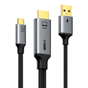 케이블타임 4K HDMI to C타입 미러링