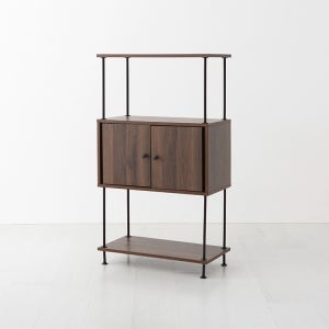 이지보 선반수납장 62x31x107, 4단, 코코아월넛 6022.5262