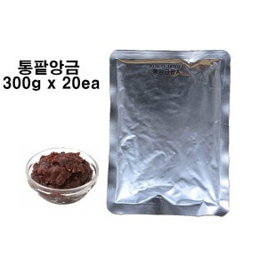국내산 프리미엄 통팥앙금 300g x 20ea 6kg