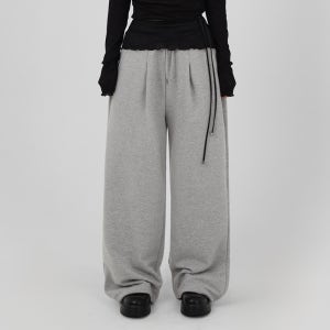 [자체제작/5천장돌파] 남녀공용 버뮤다 트레이닝 팬츠 반바지 긴바지 밴딩 하프팬츠 원턱