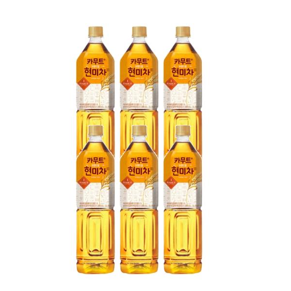 카무트 브랜드밀 현미차 6개 1.5L 탕비실음료 카페음료 손님접대 손님초대 티타임 탕비실