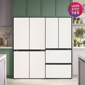 LG 디오스 오브제컬렉션 매직스페이스 냉장고 + LG 디오스 김치톡톡 (T875MEE111 + Z408MEEF23)