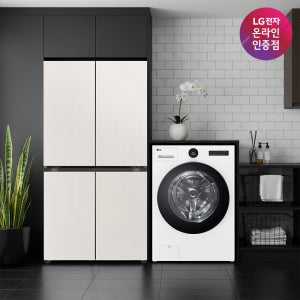 LG 디오스 AI 오브제컬렉션 매직스페이스 냉장고 + LG 트롬 워시콤보 (T876MEE111 + FH25WA)