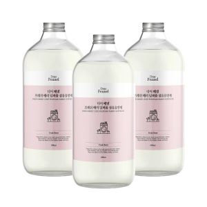 디어페넬 초고농축 딥퍼퓸 섬유유연제 실내건조 정전기감소 구김방지 프레쉬베리, 1L, 3개