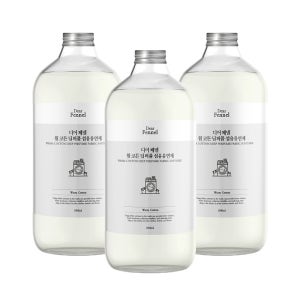 디어페넬 초고농축 딥퍼퓸 섬유유연제 실내건조 정전기감소 구김방지 웜코튼, 1L, 3개