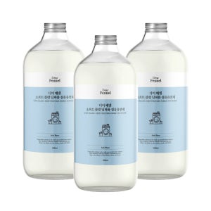 디어페넬 초고농축 딥퍼퓸 섬유유연제 실내건조 정전기감소 구김방지 소프트블랑, 1L, 3개