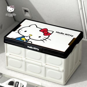 산리오 트렁크 정리함 차량 수납 용품 자동차 폴딩 박스 기본