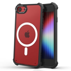 모란카노 임팩트 시그니처 맥세이프 에어쿠션 범퍼 케이스 투명, 아이폰SE3