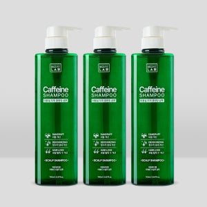 박준뷰티랩 카페인 두피 샴푸 700ml, 3개 미용실 탈모완화 약국 각질 비듬 쿨링 딥클린