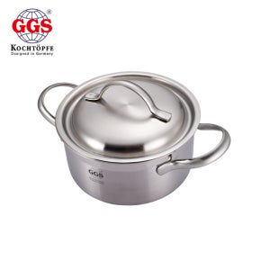 독일 GGS 엘리트 통3중 냄비 IH 304 스텐 양수 냄비 18cm