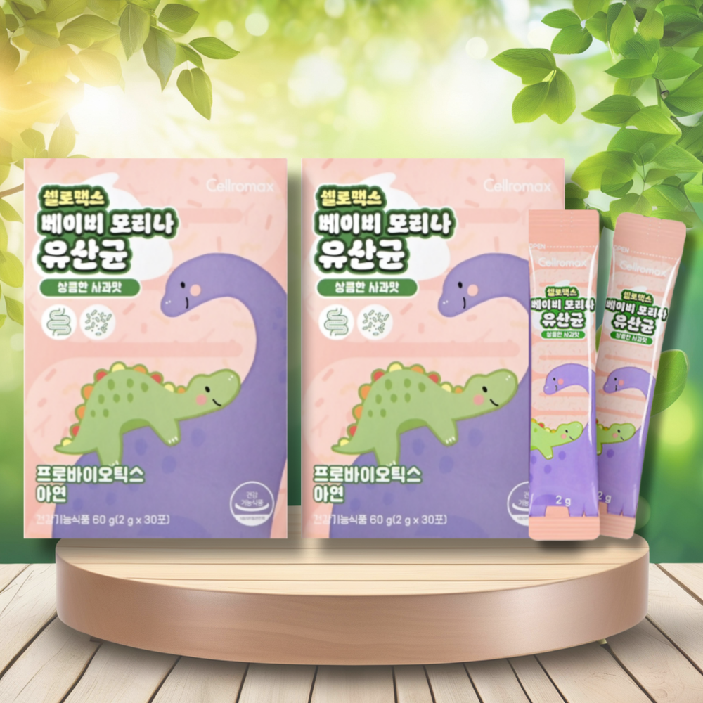 [약국전용] 셀로맥스 <b>베이비</b> 모리나 유산균 2개 어린이변비 비피더스균