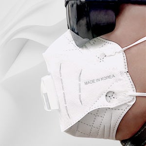 [압박없이 숨쉬기편한] 하얀들 방진마스크 1급 4단 접이식 특허 디자인 180개