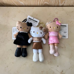 키티인형키링 가방 차키 하트고리 백팩 백꾸 가꾸 고양이 키체인 사람