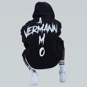 [베르만어패럴] AMMO 오버핏 후드집업 2colors 남자 긴팔 헬스 운동복 짐웨어