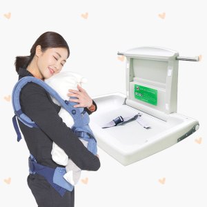 가로형기저귀갈이대 기저귀교환대 화장실 접이식 아기 귀저기갈이대