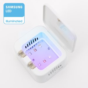 프리쉐 휴대용 2구 칫솔 혀클리너 살균기 팬 건조 삼성 정품 LED, PA-TS880