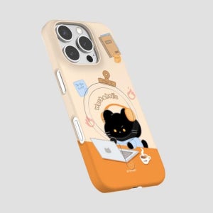 아이폰 16 열일냥 먀오 프렌즈의 하루 맥세이프 3D하드 케이스 TRY