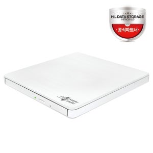 히타치 엘지 데이터 스토리지 GP62NW60 화이트 외장 ODD CD DVD 리핑 플레이어