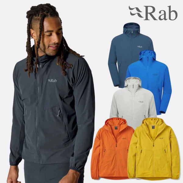 Rab 랩 보리얼리스 후디 남자 등산 바람막이 등산자켓 경량 방풍 QWS-76