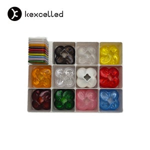 켁셀드 PETG 투명 11색 샘플 컬러 스와치 견본 3D프린터 필라멘트