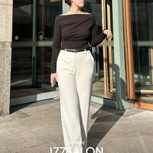 [177MADE] 시그니처 릴랙스 슬랙스 107cm 키큰여자슬랙스