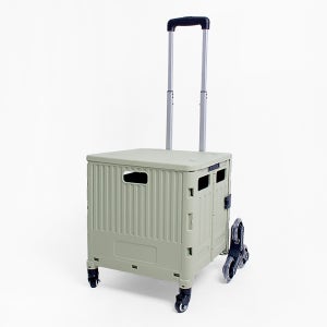 핫버튼 개인용 쇼핑카트 4륜 계단오르는 폴딩카트 접이식 손수레 4바퀴