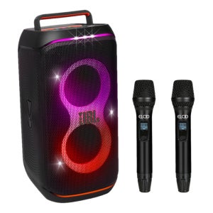HS-EM66 무선마이크 + JBL 파티박스클럽120 블루투스 스피커 버스킹 행사용 세트
