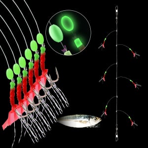 고등어 카드채비 볼락 전갱이 열기 가지 채비 어피 전어 바다 낚시바늘 6호