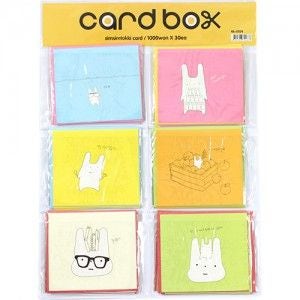 1000심심토끼카드세트46-0104((30개1판) -할인-2F