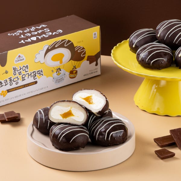 봄날엔 초코퐁당 요거꿀떡 70g x 6개입, 총 420g