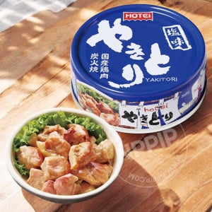 호테이 야키토리 닭꼬치 통조림 캔 소금맛 75g