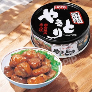 호테이 야키토리 닭꼬치 통조림 캔 갈릭페퍼맛 75g