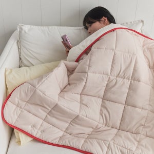 먼지없는 알러지케어 멜로우 패딩 양면담요 S/L 2Size