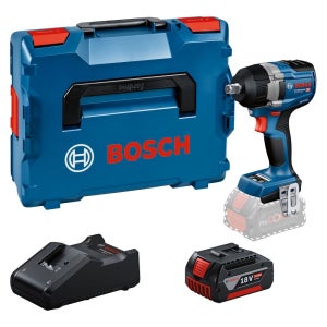 보쉬 GDS18V-750C 충전 미드토크 임팩렌치 18V 5.0Ah 배터리 1개 세트