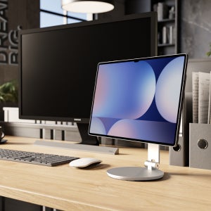 니케 갤럭시탭 마그네틱 거치대 갤탭 스탠드 Gsnap 올인원 실버, 갤럭시 탭 S8 Ultra-S9 Ultra-S10 Ultra