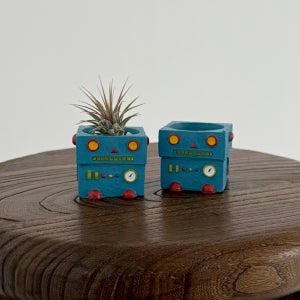 데팡스 다육이화분 인테리어화분 장난감 로봇