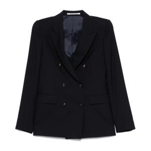 딸리아또레 더블브레스트 블랙 테일러드 울 블레이저 J PARIGI10B 520060 B3187