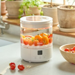 강력한 토네이도와 버블 살균으로 완벽한 세척, 건강한 세척 가능한 푸레시 채소 과일 세척기