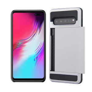 르메이어 카드수납 슬라이드 케이스 실버, 갤럭시S10 5G