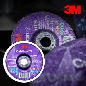 3M 연마석 큐비트론3 95508 36방 100mm 절단 연삭 겸용 20개, 1개