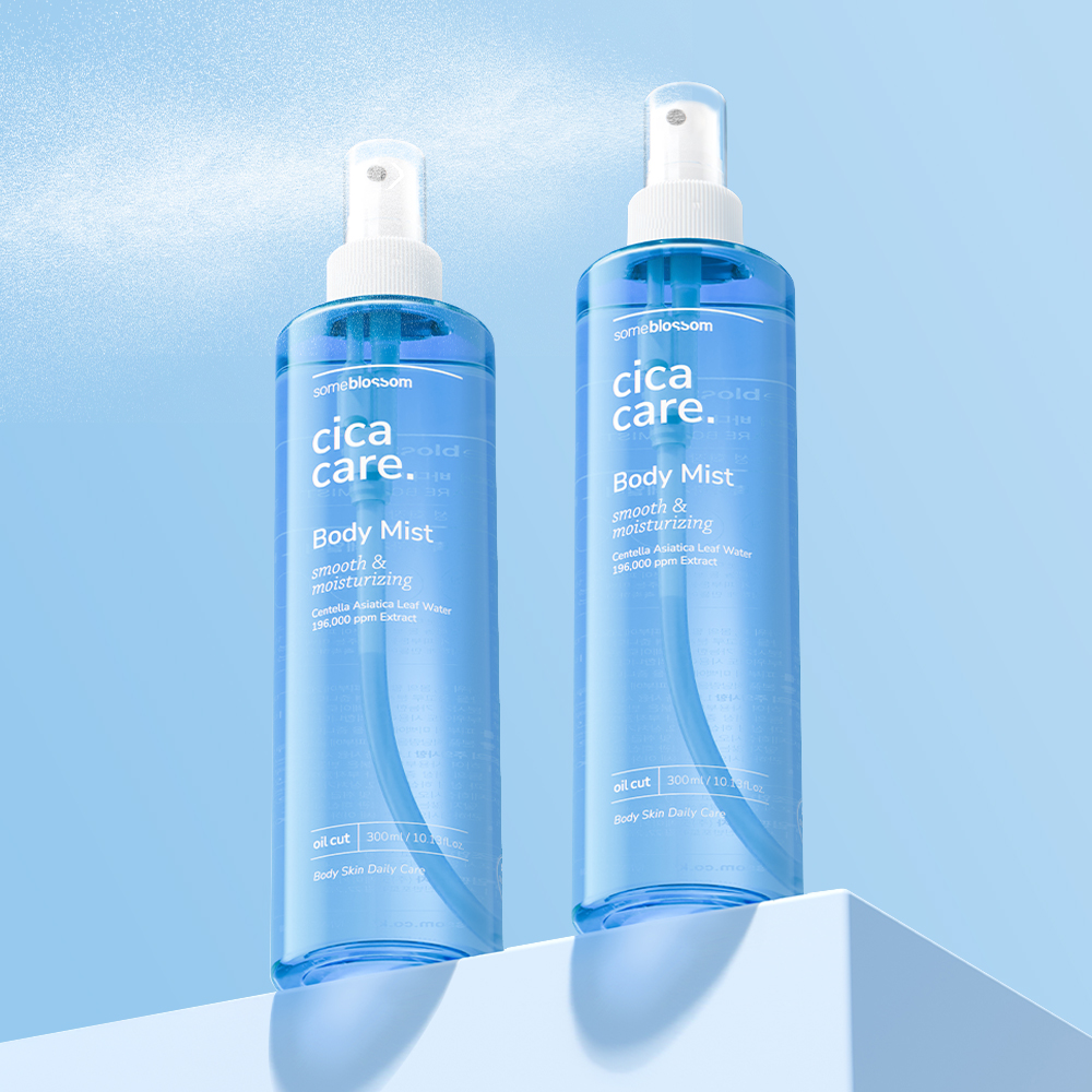 썸블라썸 바디트러블 시카케어 바디 미스트 스프레이 여름 로션 300ml 대용량