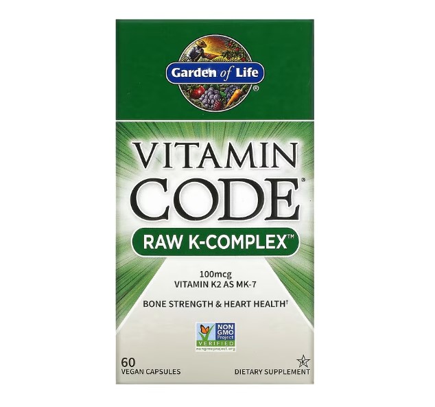 가든오브라이프 <b>비타민</b>K2 <b>비타민K1</b> MK4 MK7 60캡슐 2개월분 메나퀴논