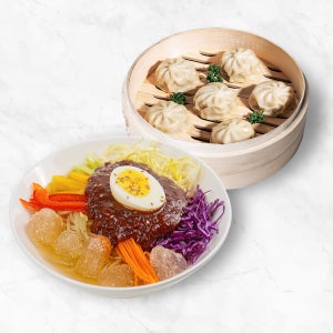 보영만두 냉쫄면 4인분+포자만두 4봉(고기/청양) 세트