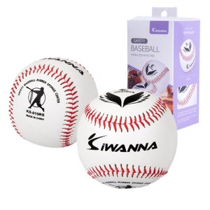 아이워너 안전 야구공 2개입 패키지포함 연습용 캐치볼 야구용품