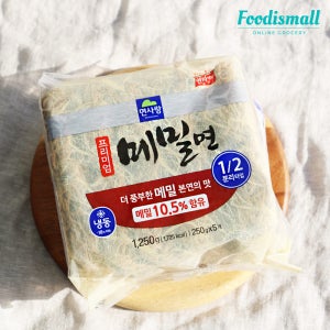 면사랑 프리미엄 메밀국수 1.25kg (250g x 5개입) 메밀생면 메밀면 메밀소바 모밀