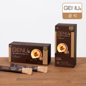 제누 스테비아 단백질 커피믹스 10.5g 아몬드, 20개입, 2개